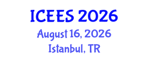 International Conference on Earthquake Engineering and Seismology (ICEES) August 16, 2026 - Istanbul, Turkey International Conference on Earthquake Engineering and Seismology (ICEES) August 16, 2026 - Istanbul, Turkey
