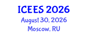 International Conference on Earthquake Engineering and Seismology (ICEES) August 30, 2026 - Moscow, Russia