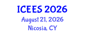 International Conference on Earthquake Engineering and Seismology (ICEES) August 21, 2026 - Nicosia, Cyprus