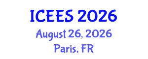International Conference on Earthquake Engineering and Seismology (ICEES) August 26, 2026 - Paris, France International Conference on Earthquake Engineering and Seismology (ICEES) August 26, 2026 - Paris, France