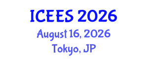 International Conference on Earthquake Engineering and Seismology (ICEES) August 16, 2026 - Tokyo, Japan International Conference on Earthquake Engineering and Seismology (ICEES) August 16, 2026 - Tokyo, Japan