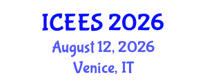International Conference on Earthquake Engineering and Seismology (ICEES) August 12, 2026 - Venice, Italy International Conference on Earthquake Engineering and Seismology (ICEES) August 12, 2026 - Venice, Italy