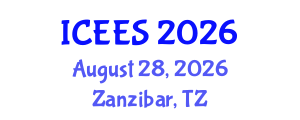 International Conference on Earthquake Engineering and Seismology (ICEES) August 28, 2026 - Zanzibar, Tanzania International Conference on Earthquake Engineering and Seismology (ICEES) August 28, 2026 - Zanzibar, Tanzania