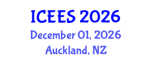 International Conference on Earthquake Engineering and Seismology (ICEES) December 01, 2026 - Auckland, New Zealand International Conference on Earthquake Engineering and Seismology (ICEES) December 01, 2026 - Auckland, New Zealand