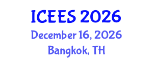 International Conference on Earthquake Engineering and Seismology (ICEES) December 16, 2026 - Bangkok, Thailand