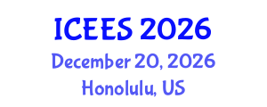 International Conference on Earthquake Engineering and Seismology (ICEES) December 20, 2026 - Honolulu, United States International Conference on Earthquake Engineering and Seismology (ICEES) December 20, 2026 - Honolulu, United States