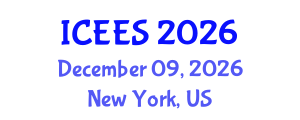 International Conference on Earthquake Engineering and Seismology (ICEES) December 09, 2026 - New York, United States International Conference on Earthquake Engineering and Seismology (ICEES) December 09, 2026 - New York, United States