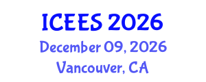 International Conference on Earthquake Engineering and Seismology (ICEES) December 09, 2026 - Vancouver, Canada