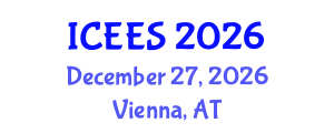 International Conference on Earthquake Engineering and Seismology (ICEES) December 27, 2026 - Vienna, Austria International Conference on Earthquake Engineering and Seismology (ICEES) December 27, 2026 - Vienna, Austria