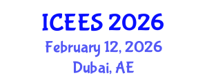 International Conference on Earthquake Engineering and Seismology (ICEES) February 12, 2026 - Dubai, United Arab Emirates International Conference on Earthquake Engineering and Seismology (ICEES) February 12, 2026 - Dubai, United Arab Emirates