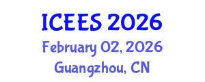 International Conference on Earthquake Engineering and Seismology (ICEES) February 02, 2026 - Guangzhou, China International Conference on Earthquake Engineering and Seismology (ICEES) February 02, 2026 - Guangzhou, China