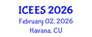 International Conference on Earthquake Engineering and Seismology (ICEES) February 02, 2026 - Havana, Cuba International Conference on Earthquake Engineering and Seismology (ICEES) February 02, 2026 - Havana, Cuba