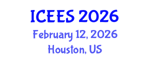 International Conference on Earthquake Engineering and Seismology (ICEES) February 12, 2026 - Houston, United States International Conference on Earthquake Engineering and Seismology (ICEES) February 12, 2026 - Houston, United States