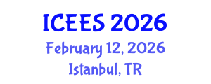 International Conference on Earthquake Engineering and Seismology (ICEES) February 12, 2026 - Istanbul, Turkey International Conference on Earthquake Engineering and Seismology (ICEES) February 12, 2026 - Istanbul, Turkey