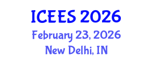 International Conference on Earthquake Engineering and Seismology (ICEES) February 23, 2026 - New Delhi, India International Conference on Earthquake Engineering and Seismology (ICEES) February 23, 2026 - New Delhi, India