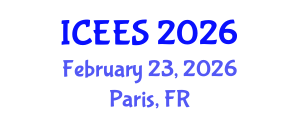 International Conference on Earthquake Engineering and Seismology (ICEES) February 23, 2026 - Paris, France