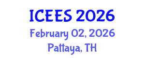 International Conference on Earthquake Engineering and Seismology (ICEES) February 02, 2026 - Pattaya, Thailand International Conference on Earthquake Engineering and Seismology (ICEES) February 02, 2026 - Pattaya, Thailand