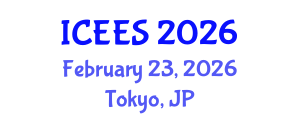 International Conference on Earthquake Engineering and Seismology (ICEES) February 23, 2026 - Tokyo, Japan International Conference on Earthquake Engineering and Seismology (ICEES) February 23, 2026 - Tokyo, Japan