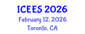 International Conference on Earthquake Engineering and Seismology (ICEES) February 12, 2026 - Toronto, Canada International Conference on Earthquake Engineering and Seismology (ICEES) February 12, 2026 - Toronto, Canada