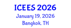 International Conference on Earthquake Engineering and Seismology (ICEES) January 19, 2026 - Bangkok, Thailand International Conference on Earthquake Engineering and Seismology (ICEES) January 19, 2026 - Bangkok, Thailand