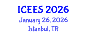 International Conference on Earthquake Engineering and Seismology (ICEES) January 26, 2026 - Istanbul, Turkey International Conference on Earthquake Engineering and Seismology (ICEES) January 26, 2026 - Istanbul, Turkey