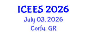 International Conference on Earthquake Engineering and Seismology (ICEES) July 03, 2026 - Corfu, Greece International Conference on Earthquake Engineering and Seismology (ICEES) July 03, 2026 - Corfu, Greece