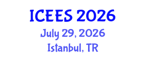 International Conference on Earthquake Engineering and Seismology (ICEES) July 29, 2026 - Istanbul, Turkey