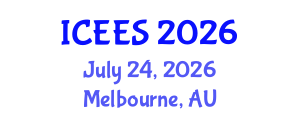 International Conference on Earthquake Engineering and Seismology (ICEES) July 24, 2026 - Melbourne, Australia