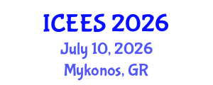 International Conference on Earthquake Engineering and Seismology (ICEES) July 10, 2026 - Mykonos, Greece International Conference on Earthquake Engineering and Seismology (ICEES) July 10, 2026 - Mykonos, Greece