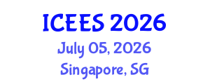 International Conference on Earthquake Engineering and Seismology (ICEES) July 05, 2026 - Singapore, Singapore