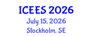 International Conference on Earthquake Engineering and Seismology (ICEES) July 15, 2026 - Stockholm, Sweden