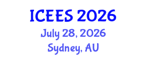 International Conference on Earthquake Engineering and Seismology (ICEES) July 28, 2026 - Sydney, Australia International Conference on Earthquake Engineering and Seismology (ICEES) July 28, 2026 - Sydney, Australia