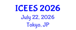 International Conference on Earthquake Engineering and Seismology (ICEES) July 22, 2026 - Tokyo, Japan International Conference on Earthquake Engineering and Seismology (ICEES) July 22, 2026 - Tokyo, Japan
