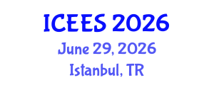 International Conference on Earthquake Engineering and Seismology (ICEES) June 29, 2026 - Istanbul, Turkey International Conference on Earthquake Engineering and Seismology (ICEES) June 29, 2026 - Istanbul, Turkey