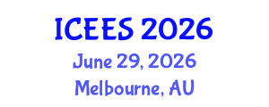 International Conference on Earthquake Engineering and Seismology (ICEES) June 29, 2026 - Melbourne, Australia
