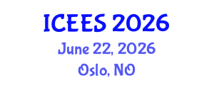 International Conference on Earthquake Engineering and Seismology (ICEES) June 22, 2026 - Oslo, Norway International Conference on Earthquake Engineering and Seismology (ICEES) June 22, 2026 - Oslo, Norway