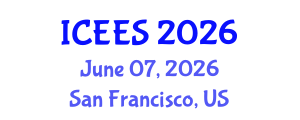 International Conference on Earthquake Engineering and Seismology (ICEES) June 07, 2026 - San Francisco, United States