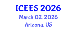 International Conference on Earthquake Engineering and Seismology (ICEES) March 02, 2026 - Arizona, United States International Conference on Earthquake Engineering and Seismology (ICEES) March 02, 2026 - Arizona, United States