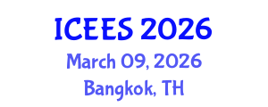 International Conference on Earthquake Engineering and Seismology (ICEES) March 09, 2026 - Bangkok, Thailand International Conference on Earthquake Engineering and Seismology (ICEES) March 09, 2026 - Bangkok, Thailand