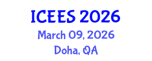International Conference on Earthquake Engineering and Seismology (ICEES) March 09, 2026 - Doha, Qatar International Conference on Earthquake Engineering and Seismology (ICEES) March 09, 2026 - Doha, Qatar