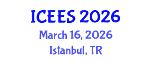 International Conference on Earthquake Engineering and Seismology (ICEES) March 16, 2026 - Istanbul, Turkey International Conference on Earthquake Engineering and Seismology (ICEES) March 16, 2026 - Istanbul, Turkey
