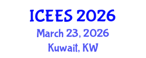 International Conference on Earthquake Engineering and Seismology (ICEES) March 23, 2026 - Kuwait, Kuwait International Conference on Earthquake Engineering and Seismology (ICEES) March 23, 2026 - Kuwait, Kuwait