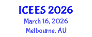 International Conference on Earthquake Engineering and Seismology (ICEES) March 16, 2026 - Melbourne, Australia International Conference on Earthquake Engineering and Seismology (ICEES) March 16, 2026 - Melbourne, Australia
