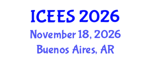 International Conference on Earthquake Engineering and Seismology (ICEES) November 18, 2026 - Buenos Aires, Argentina