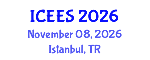 International Conference on Earthquake Engineering and Seismology (ICEES) November 08, 2026 - Istanbul, Turkey