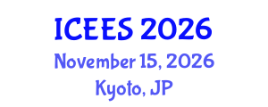 International Conference on Earthquake Engineering and Seismology (ICEES) November 15, 2026 - Kyoto, Japan International Conference on Earthquake Engineering and Seismology (ICEES) November 15, 2026 - Kyoto, Japan
