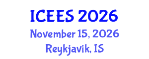 International Conference on Earthquake Engineering and Seismology (ICEES) November 15, 2026 - Reykjavik, Iceland International Conference on Earthquake Engineering and Seismology (ICEES) November 15, 2026 - Reykjavik, Iceland