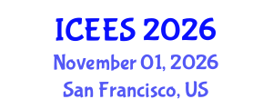 International Conference on Earthquake Engineering and Seismology (ICEES) November 01, 2026 - San Francisco, United States