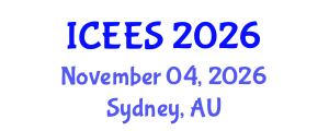 International Conference on Earthquake Engineering and Seismology (ICEES) November 04, 2026 - Sydney, Australia International Conference on Earthquake Engineering and Seismology (ICEES) November 04, 2026 - Sydney, Australia