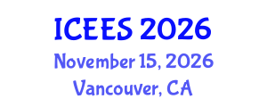 International Conference on Earthquake Engineering and Seismology (ICEES) November 15, 2026 - Vancouver, Canada